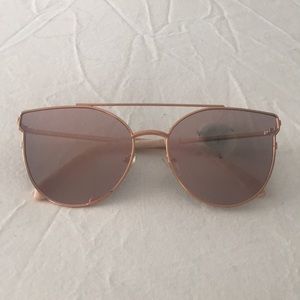 Aldo Rose Gold and Blush Aviators